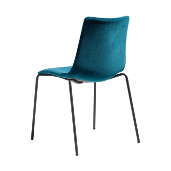 Zebra Pop chair by Scab Design with tubular steel frame