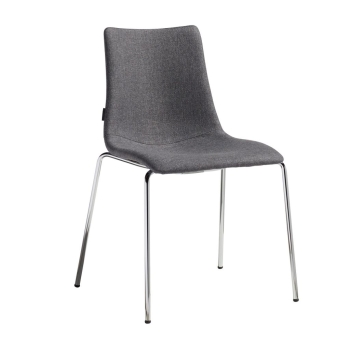 Zebra Pop chair by Scab Design with tubular steel frame