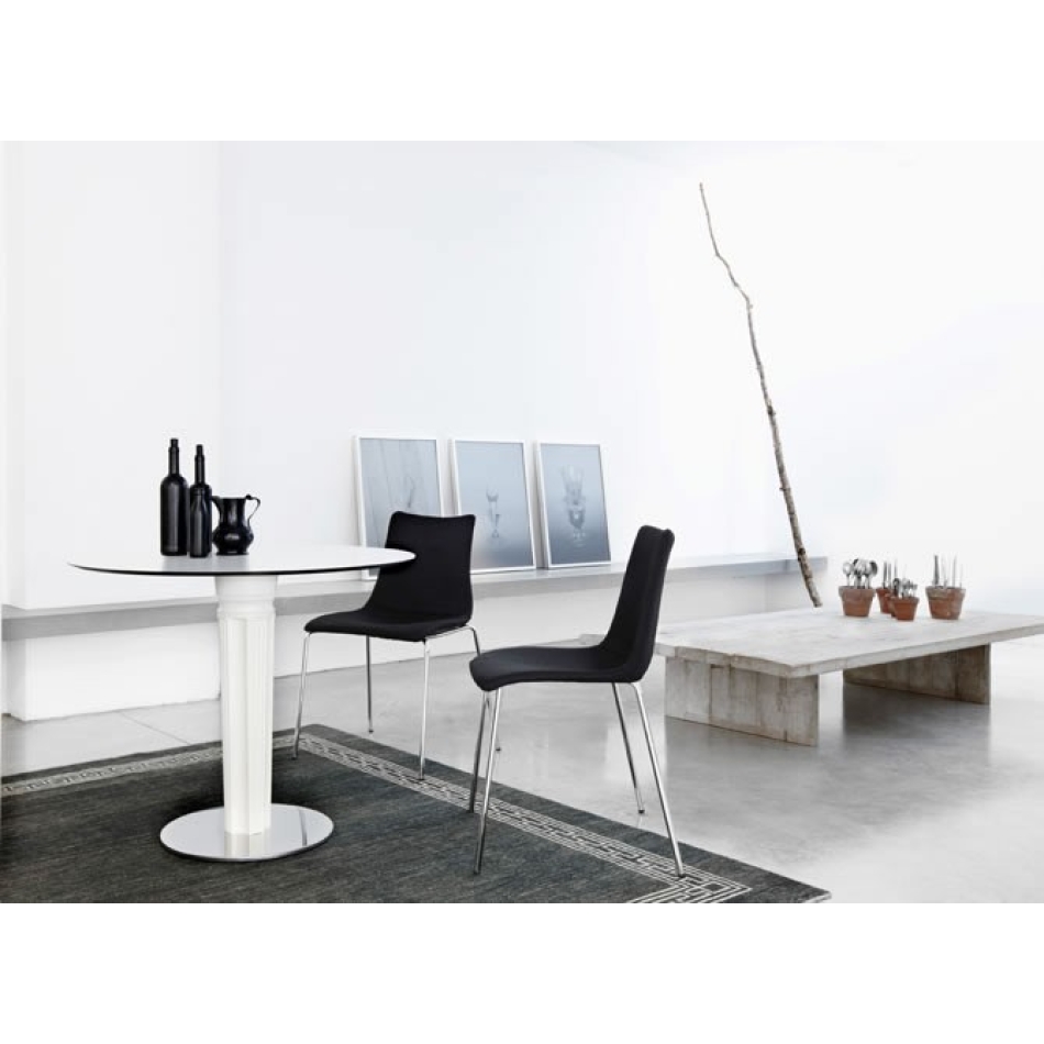 Scab Design Zebra Pop Chair with tubular steel structure