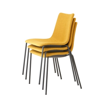 Zebra Pop chair by Scab Design with tubular steel frame