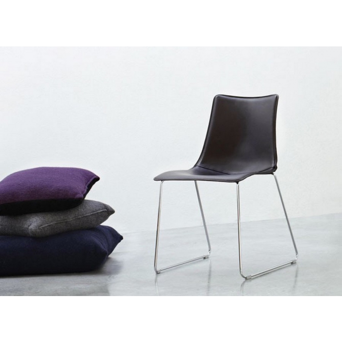 Scab Natural Pop Zebra Chair Design in coated plastic