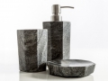Cipì Empire Gray bathroom set in quality gray marble