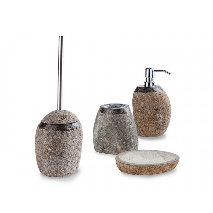 Joya di Cipì bathroom set in river stone