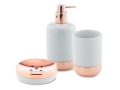 Spa CP90SPA bathroom set by Cipì in porcelain and polished copper