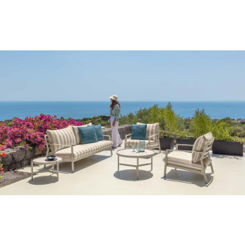 Finn set by Talenti with sofa, two armchairs and two coffee tables