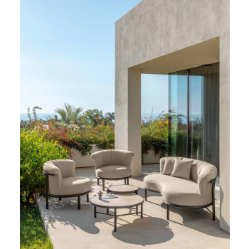 James set by Talenti with sofa, two armchairs and coffee table