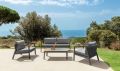 Nova set with sofa, two armchairs and coffee table by Talenti