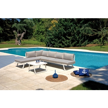 Greenwood White Corner Tunisi Set