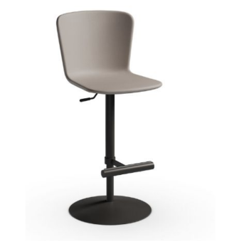 Calla S/P SG stool in polypropylene or padded, adjustable in height