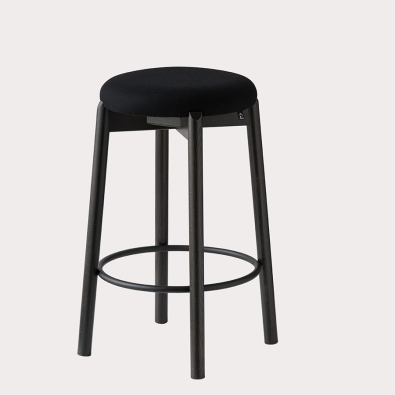 Clelia CB / 2124 Stool Connubia with wooden legs