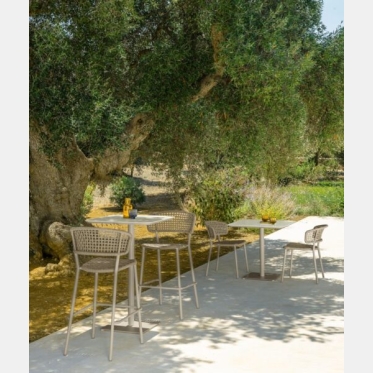 Moon Alu Bar Stool by Talenti