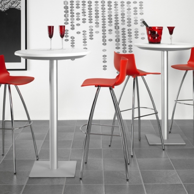 Alice 80 stool in technopolymer and steel Scab Design