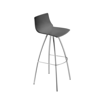 Scab Design Day stool, h 82, in technopolymer and steel