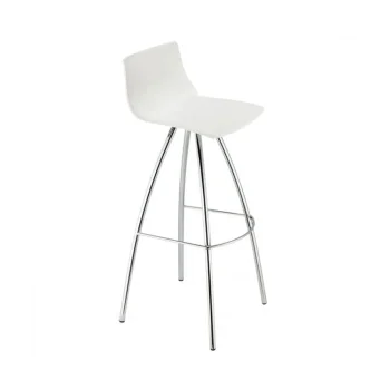Scab Design Day stool, h 82, in technopolymer and steel