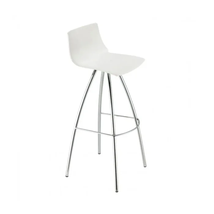 Scab Design Day stool, h 82, in technopolymer and steel