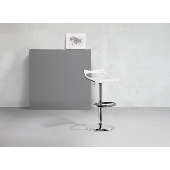 Diavoletto swivel stool in technopolymer Scab design