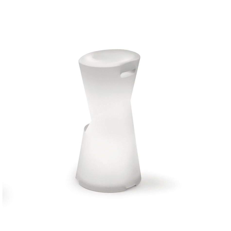 Dot stool with light by Lyxo