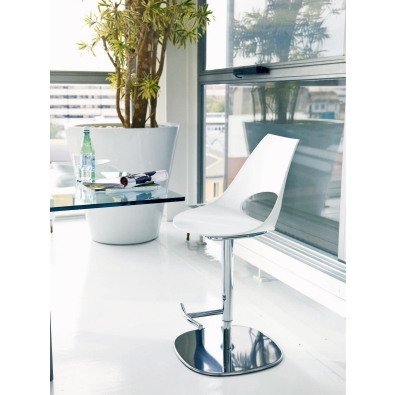 Shark swivel and height-adjustable stool by Bontempi