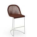 Guapa M CU stool in leather by Midj