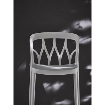 Galaxy polypropylene stackable stool by Bontempi