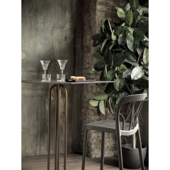 Galaxy polypropylene stackable stool by Bontempi