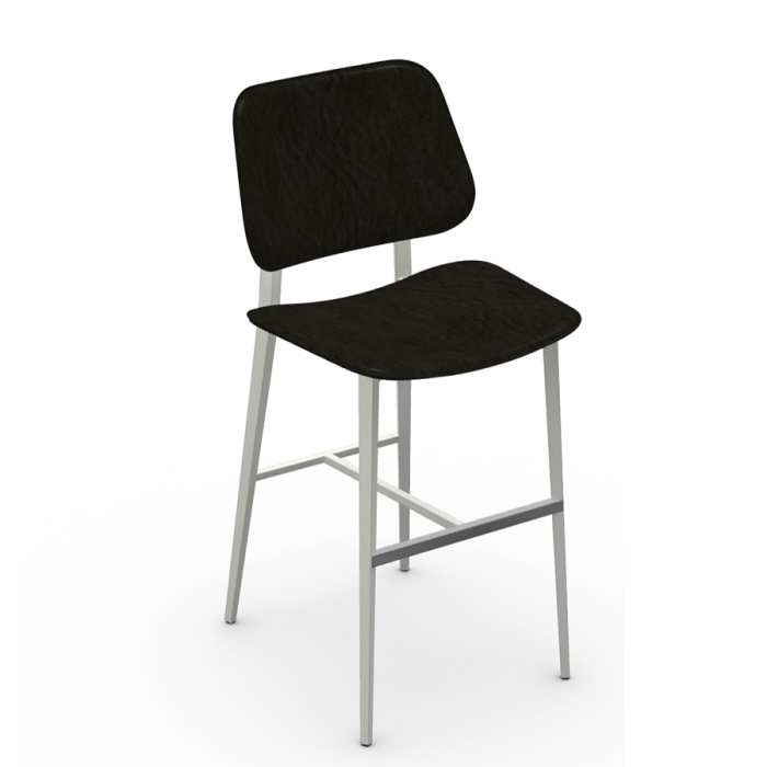 Joe M CU stool in leather by Midj