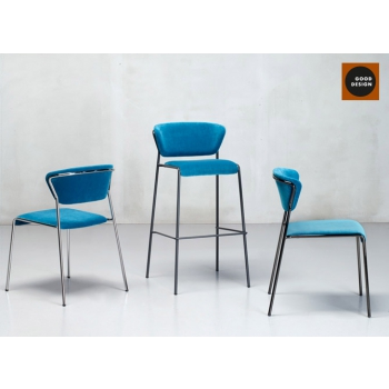 Zebra 80 stool in Scab design technopolymer