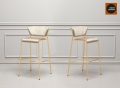 Lisa 65 stool upholstered shell Scab design