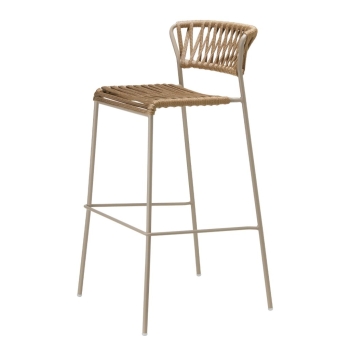 Lisa Filò stool in nautical rope webbing by Scab design