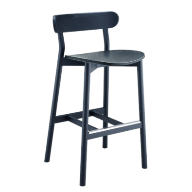 Montera L LG wooden stool by Midj