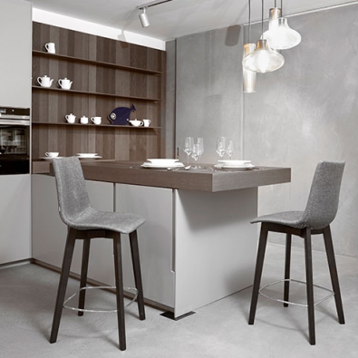 Natural Zebra Pop 68 Stool Scab design