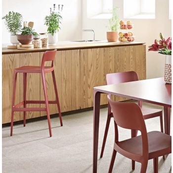 Nenè H PP stool in polypropylene by Midj