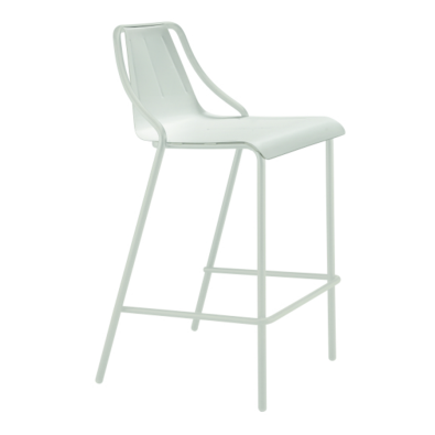 Ola metal stool for indoor and outdoor stackable by Midj