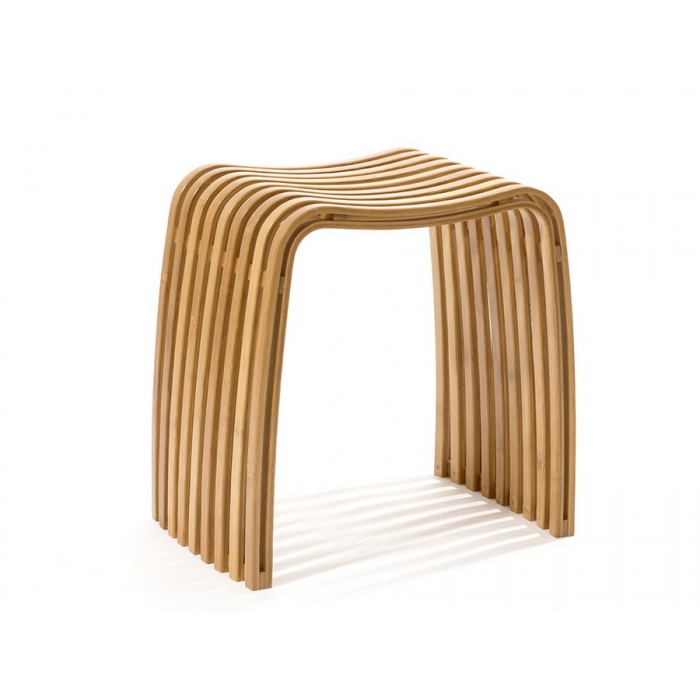 Stool Order Cipol Stool in lacquered and hot bent Bamboo