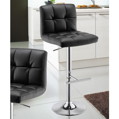 Star swivel stool with adjustable height