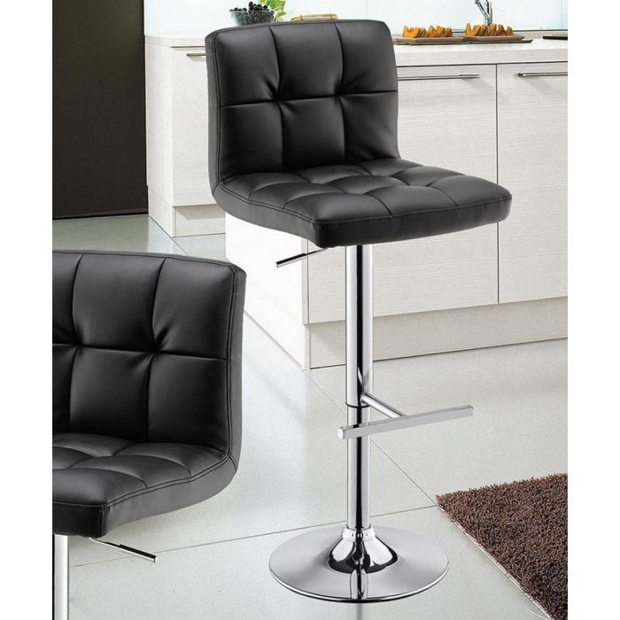 Star swivel stool with adjustable height