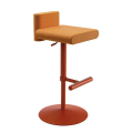 Toy SG TS swivel and adjustable metal stool covered in fabric or leather by Midj