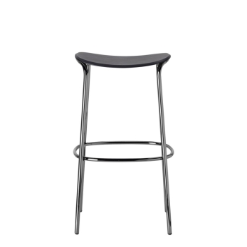 Trick Wood stool in oak and metal by Scab Design