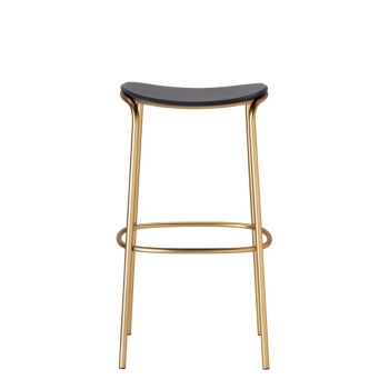 Trick Wood stool in oak and metal by Scab Design