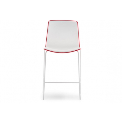Stool Tweet 892 by Pedrali with two-tone body