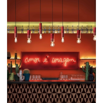 Suspension CILINDRO STETTO DECO' PI C2500 by Ferroluce