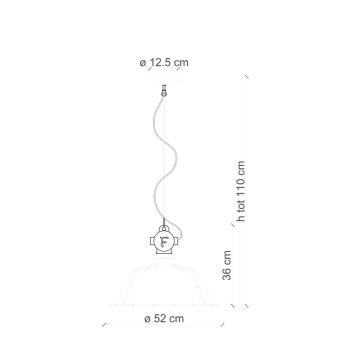 RETRO' INDUSTRIAL SUSPENSION C1720