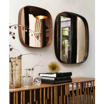 Tonin Casa Phyton mirror in shaped glass