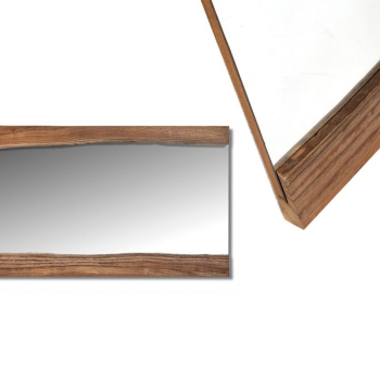 Irene Mirror CP601N by Cipì with natural teak frame