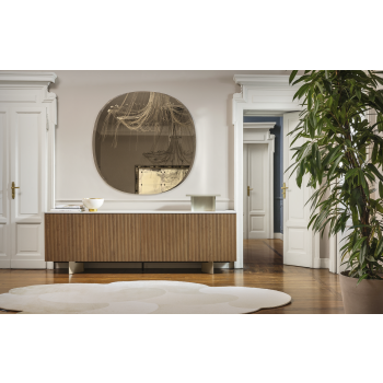 Curved carpet by Calligaris