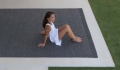 Quadro rectangular carpet by Talenti for outdoor use in three sizes