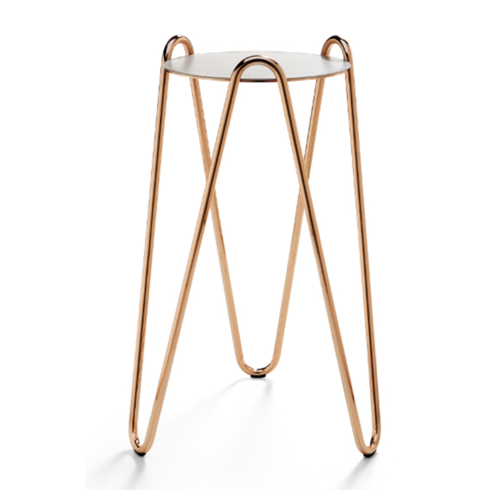 Apelle Chic coffee table in leather or ceramic by Midj