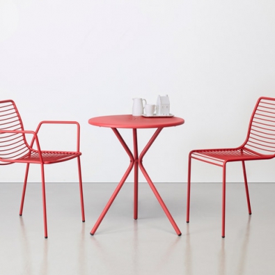 Argo coffee table 60x60 in technopolymer and stackable Scab Design