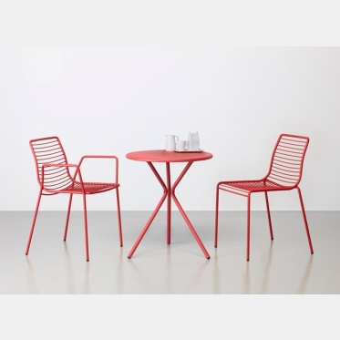 Argo coffee table 60x60 in technopolymer and stackable Scab Design