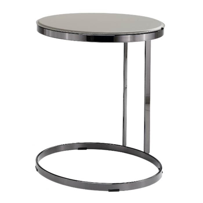 Joint Coffee Table in metal and leather or ceramic by Midj